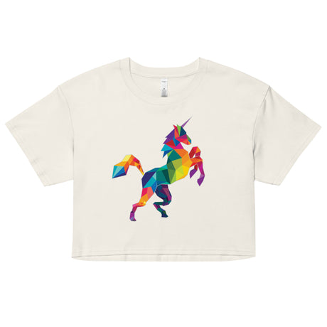 Polygon Unicorn (Crop Top)-Crop Top-Swish Embassy