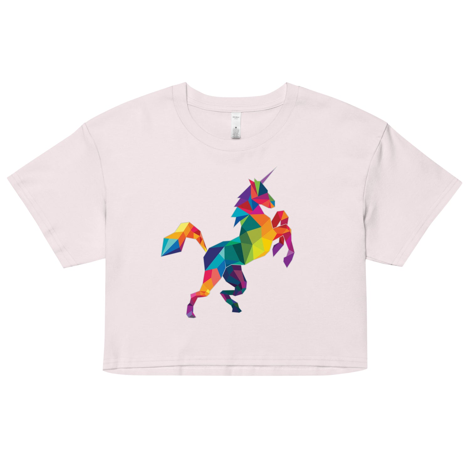 Polygon Unicorn (Crop Top)-Crop Top-Swish Embassy
