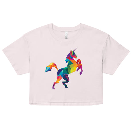 Polygon Unicorn (Crop Top)-Crop Top-Swish Embassy