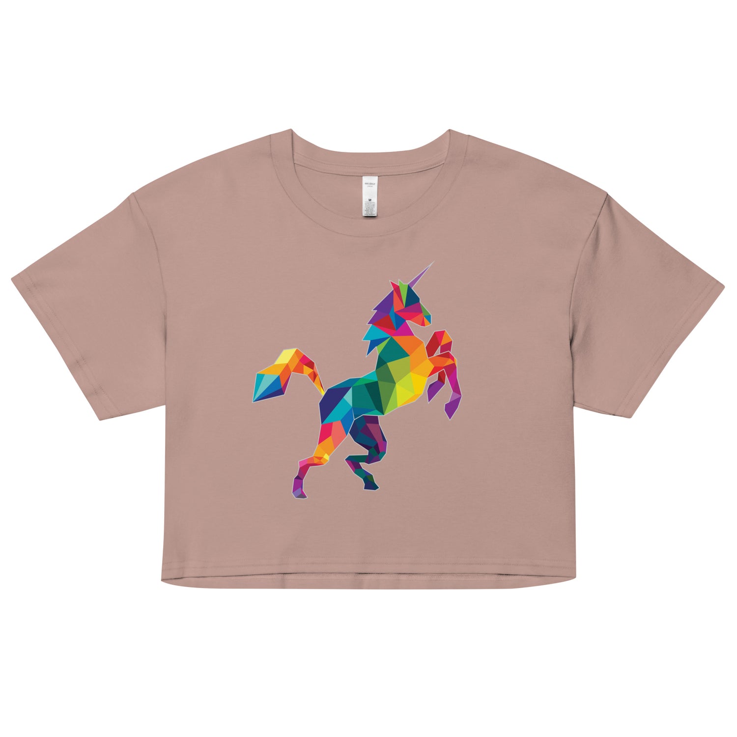 Polygon Unicorn (Crop Top)-Crop Top-Swish Embassy