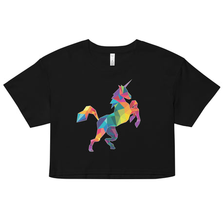 Polygon Unicorn (Crop Top)-Crop Top-Swish Embassy