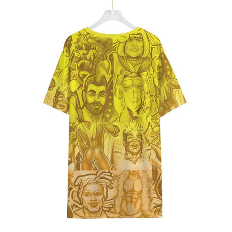 Pop Boys Gold (Allover T-Shirt)-Allover T-Shirt-Swish Embassy