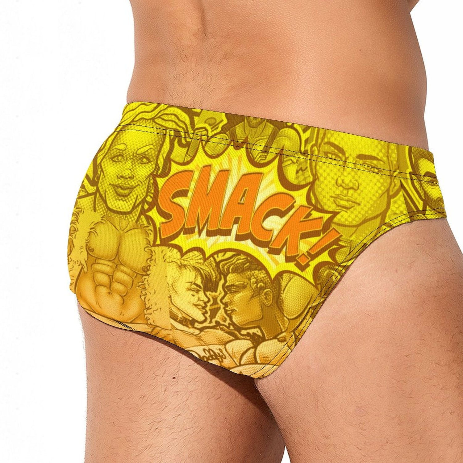 Pop Boys Gold (Swim Briefs)-Swim Briefs-Swish Embassy