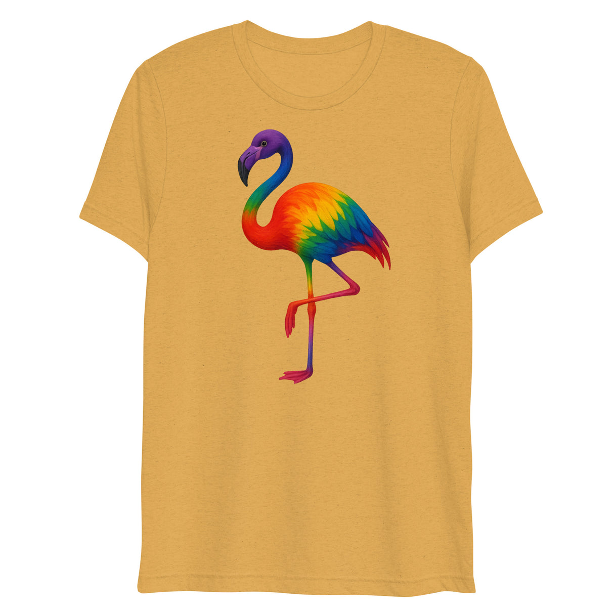 Pride Flamingo (Triblend)-Triblend T-Shirt-Swish Embassy