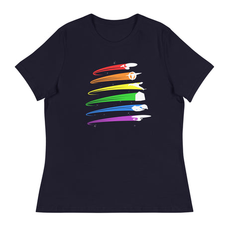 Pride Fleet (Women's Relaxed T-Shirt)-Women's T-Shirts-Swish Embassy