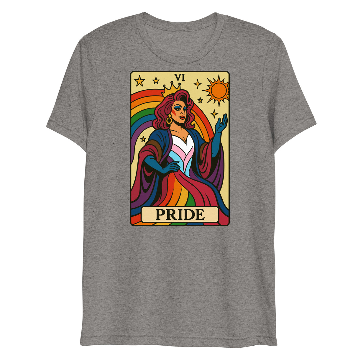Pride Tarot (Triblend)-Triblend T-Shirt-Swish Embassy