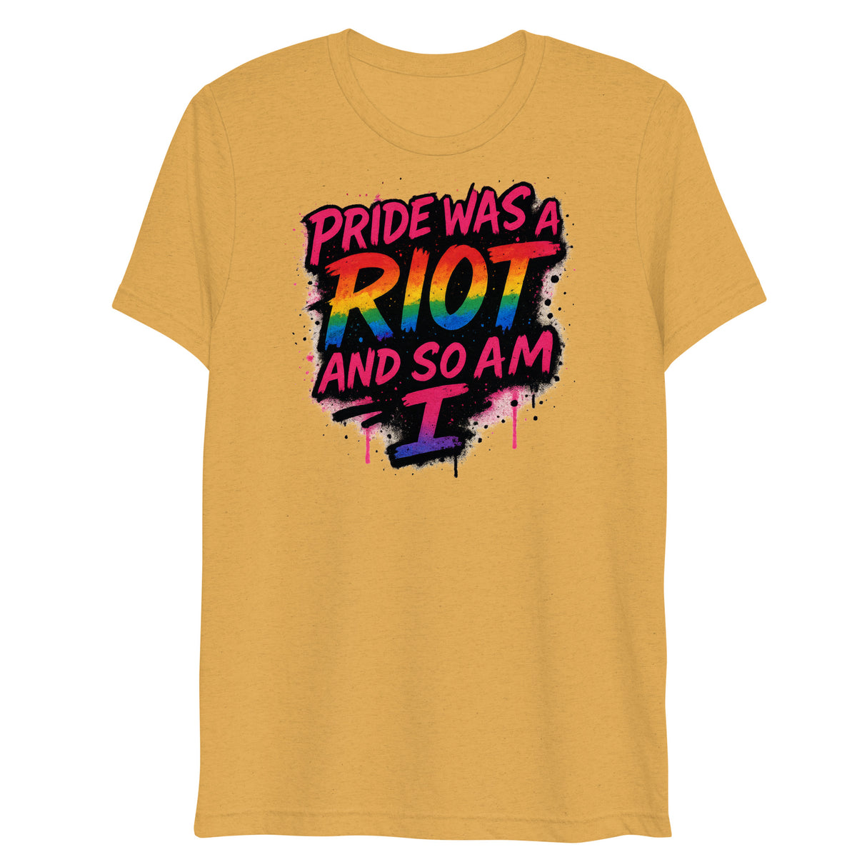 Pride Was a Riot (Triblend)-Triblend T-Shirt-Swish Embassy