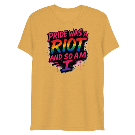 Pride Was a Riot (Triblend)-Triblend T-Shirt-Swish Embassy