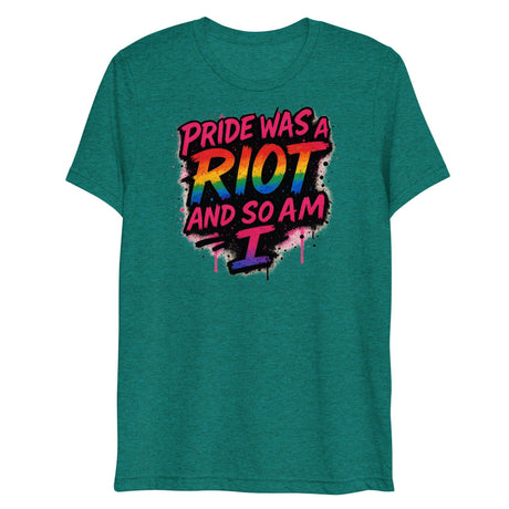 Pride Was a Riot (Triblend)-Triblend T-Shirt-Swish Embassy
