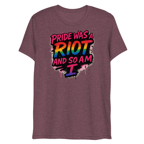 Pride Was a Riot (Triblend)-Triblend T-Shirt-Swish Embassy