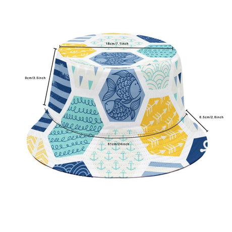 Provincetown (Allover Bucket Hat)-Allover Bucket Hat-Swish Embassy