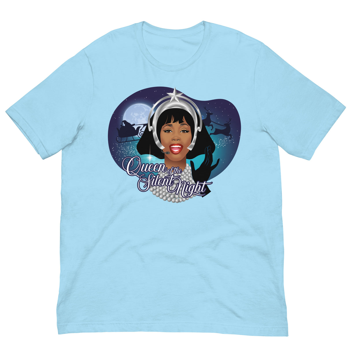 Queen of the Silent Night-Christmas T-Shirts-Swish Embassy