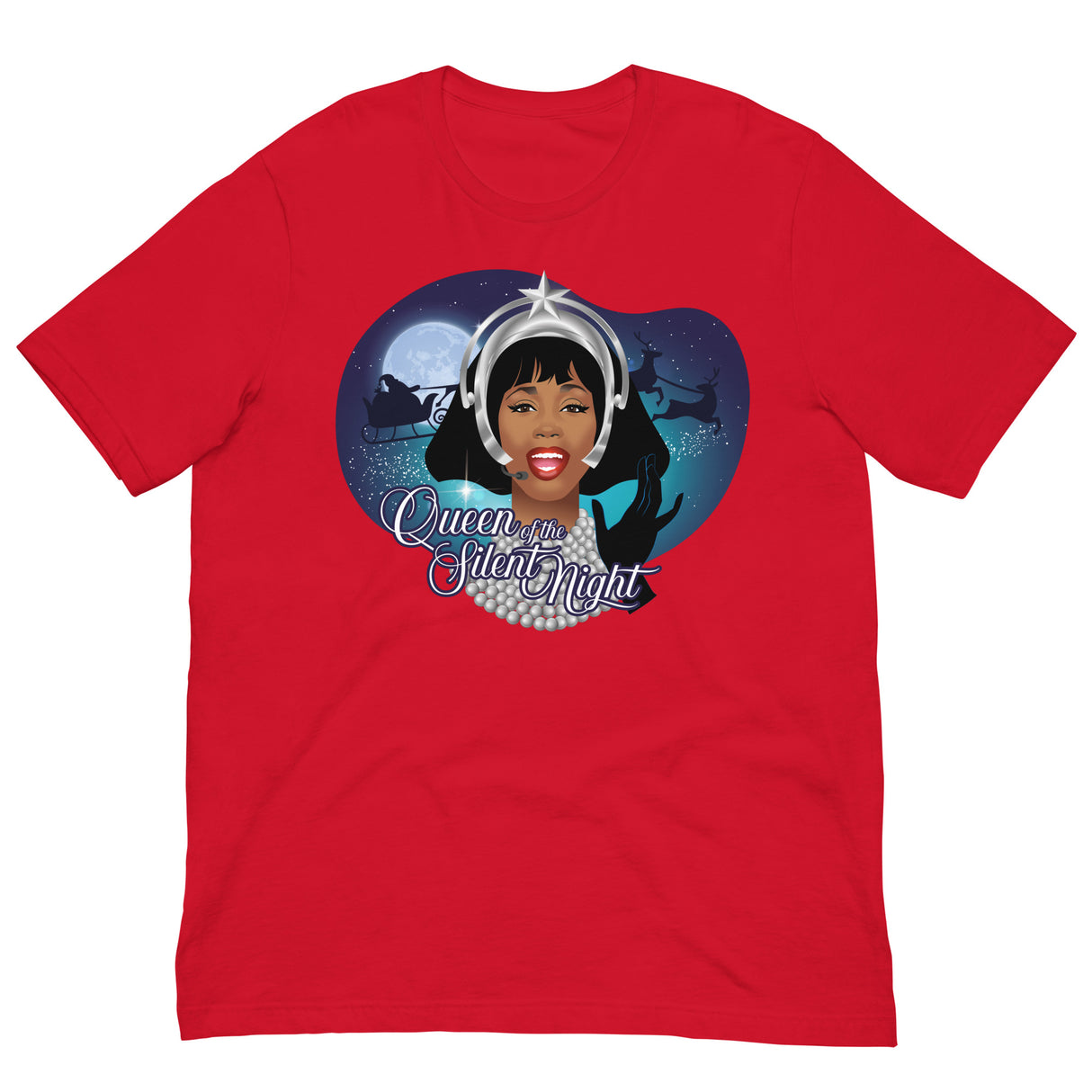 Queen of the Silent Night-Christmas T-Shirts-Swish Embassy