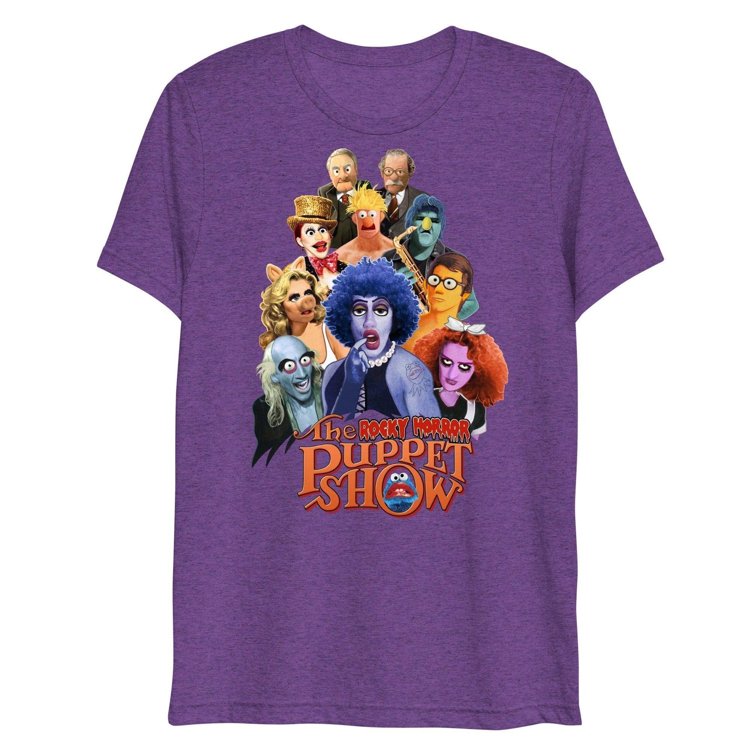 Rocky Horror Puppet Show (Triblend)-Triblend T-Shirt-Swish Embassy