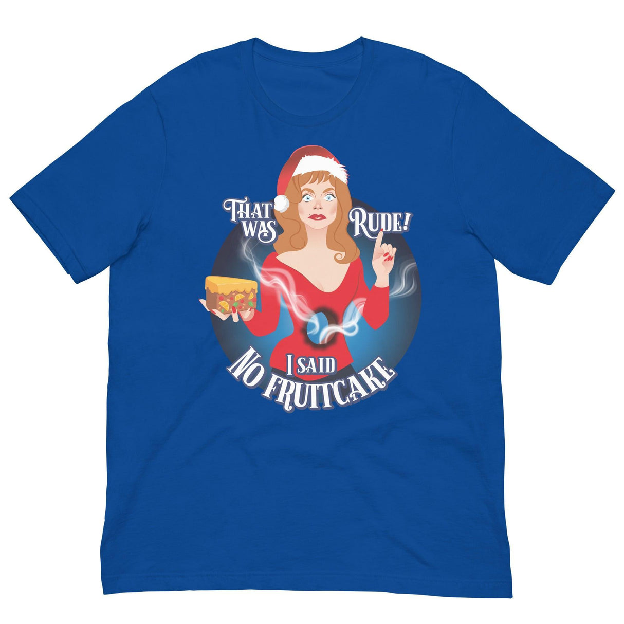 Rude Fruitcake-Christmas T-Shirts-Swish Embassy