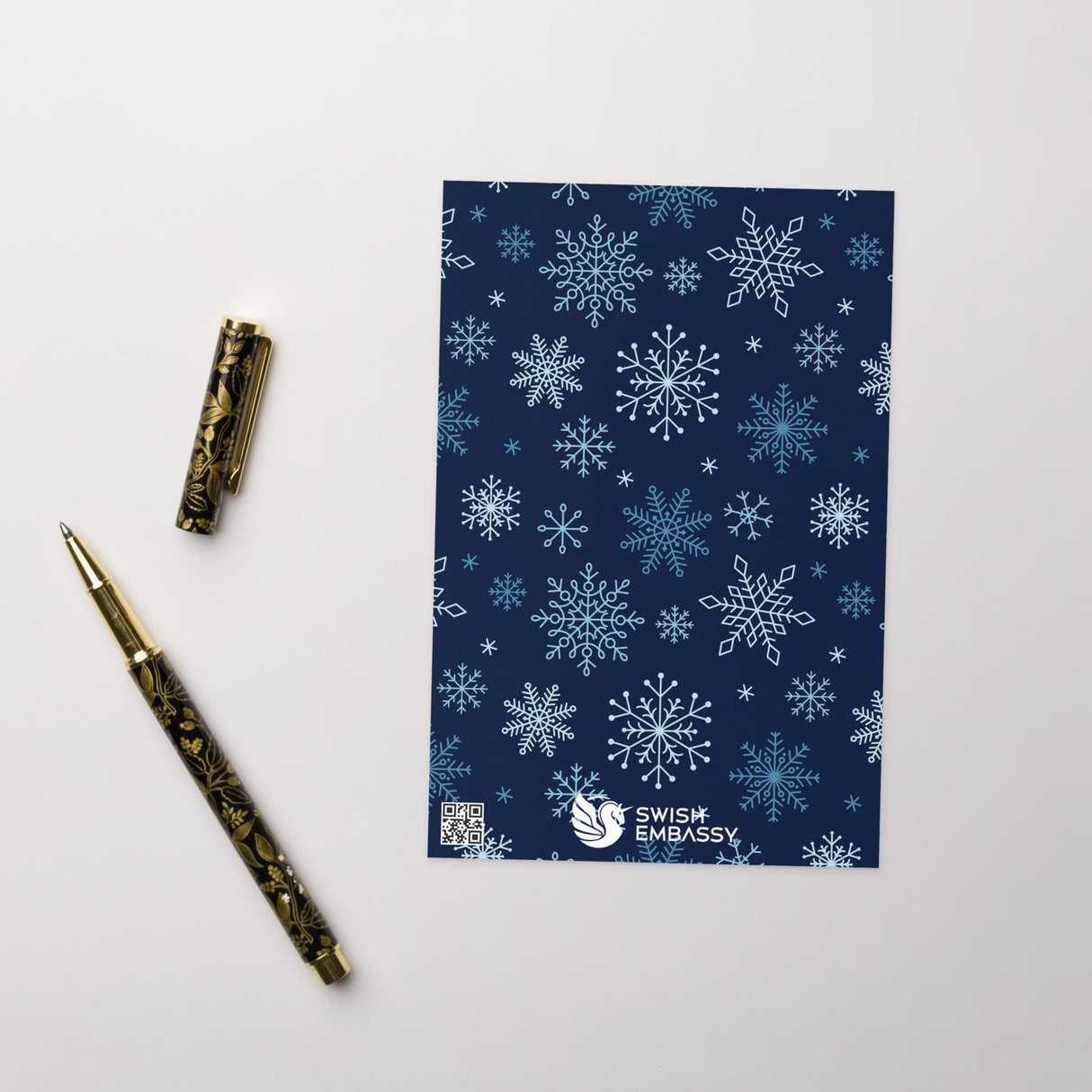 Rude Fruitcake (Christmas card)-Greeting Card-Swish Embassy