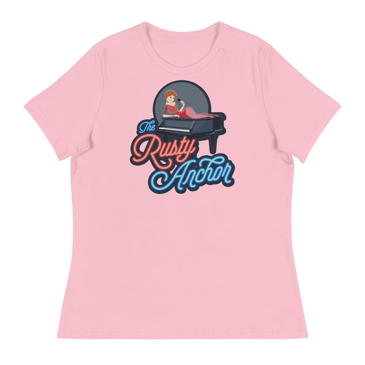 Rusty Anchor (Women's Relaxed T-Shirt)-Women's T-Shirts-Swish Embassy