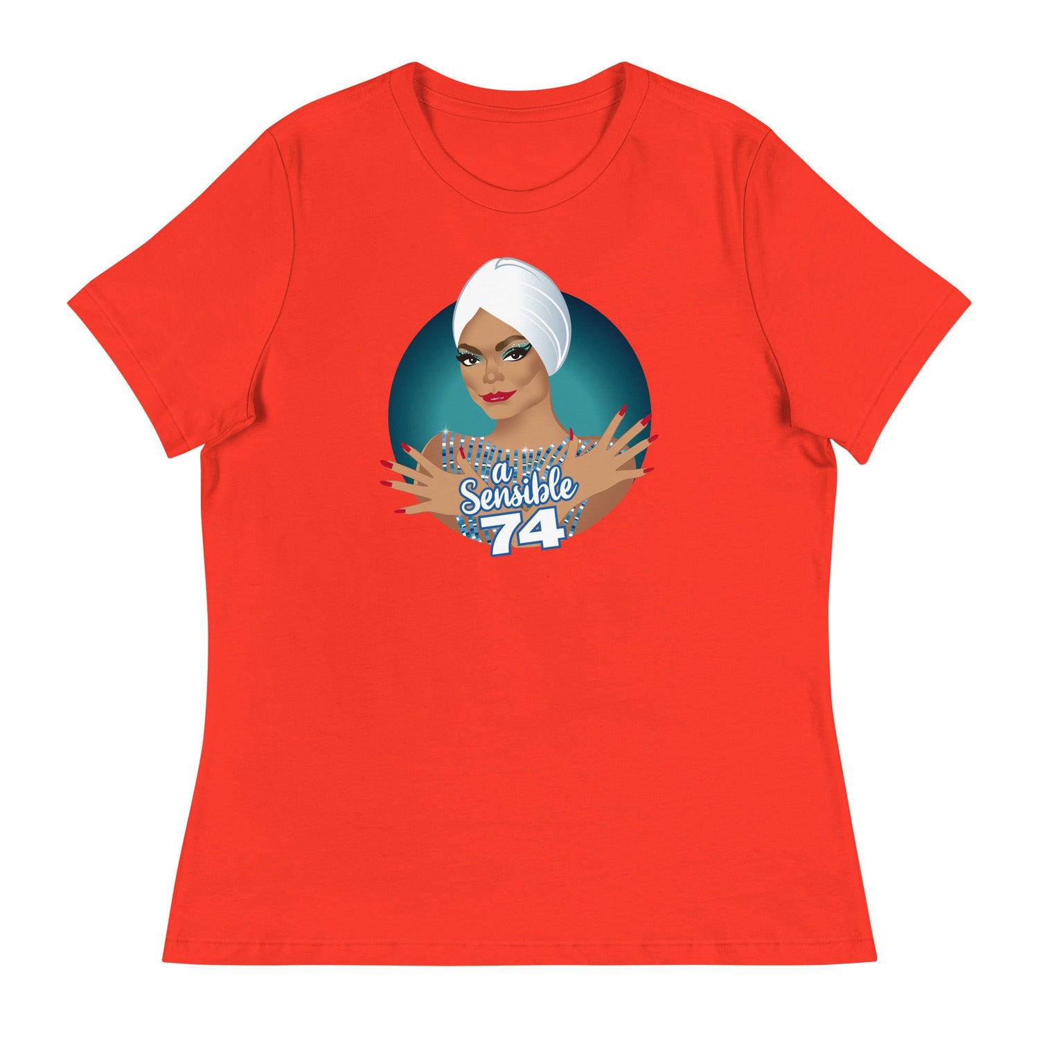 Sensible 74 (Women's Relaxed T-Shirt)-Women's T-Shirts-Swish Embassy