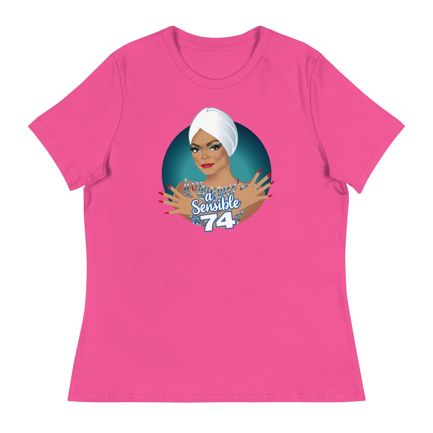 Sensible 74 (Women's Relaxed T-Shirt)-Women's T-Shirts-Swish Embassy