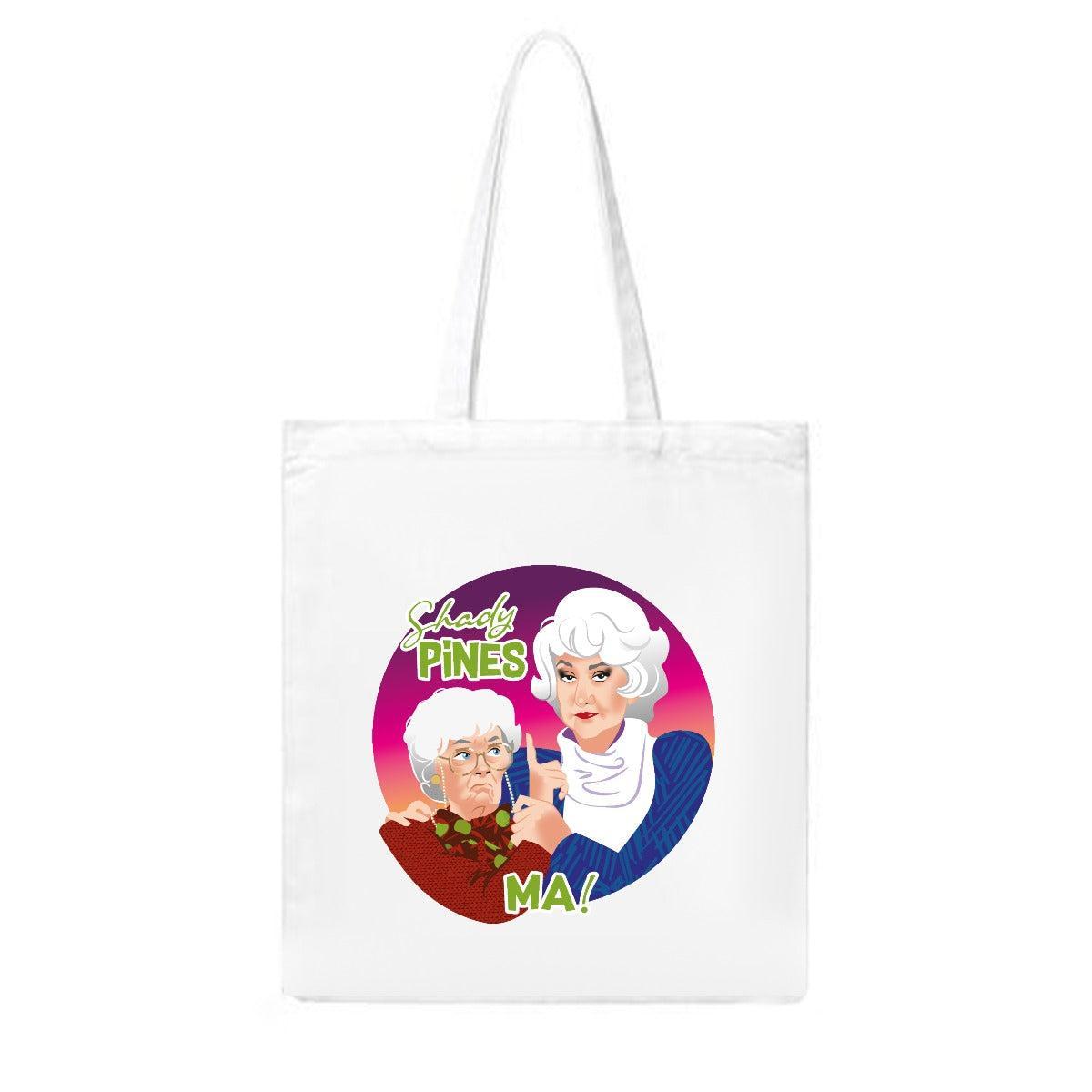 Shady Pines, Ma! (Canvas Bag)-Canvas Bag-Swish Embassy