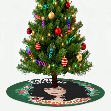 Snap out of Xmas (Tree Skirt)-Tree Skirts-Swish Embassy