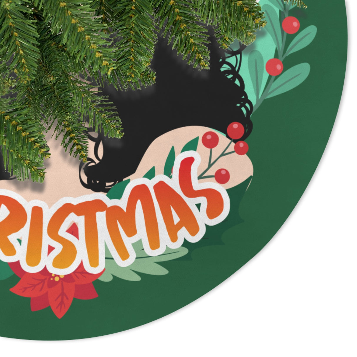 Snap out of Xmas (Tree Skirt)-Tree Skirts-Swish Embassy