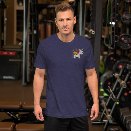 Sparkle Unicorn (Embroidered)-Embroidered T-Shirts-Swish Embassy
