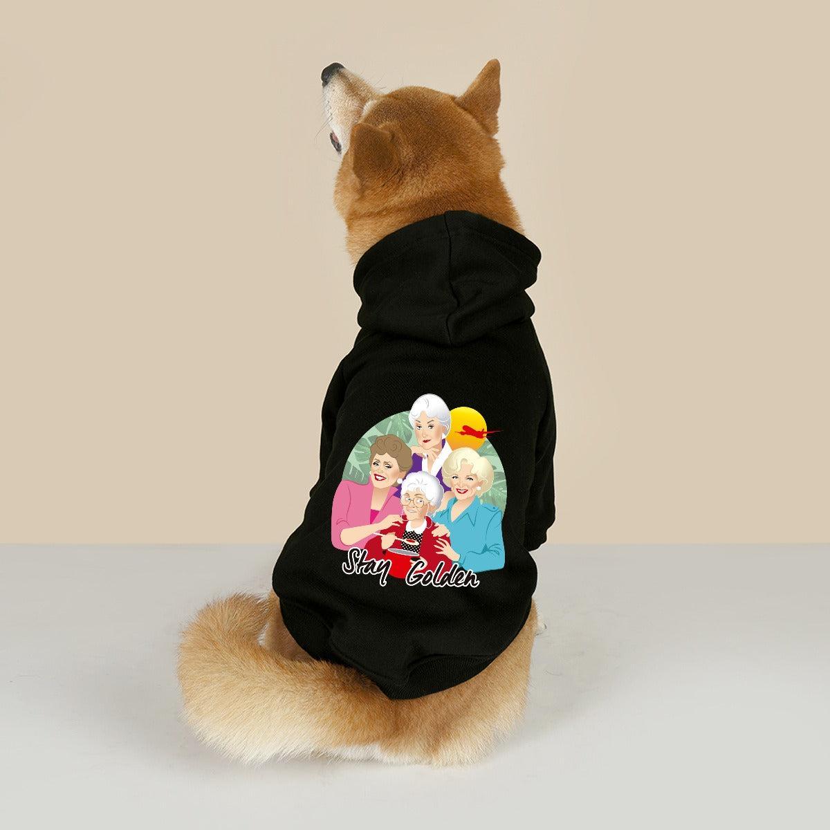 Stay Golden (Pet Hoodie)-Pet Hoodie-Swish Embassy