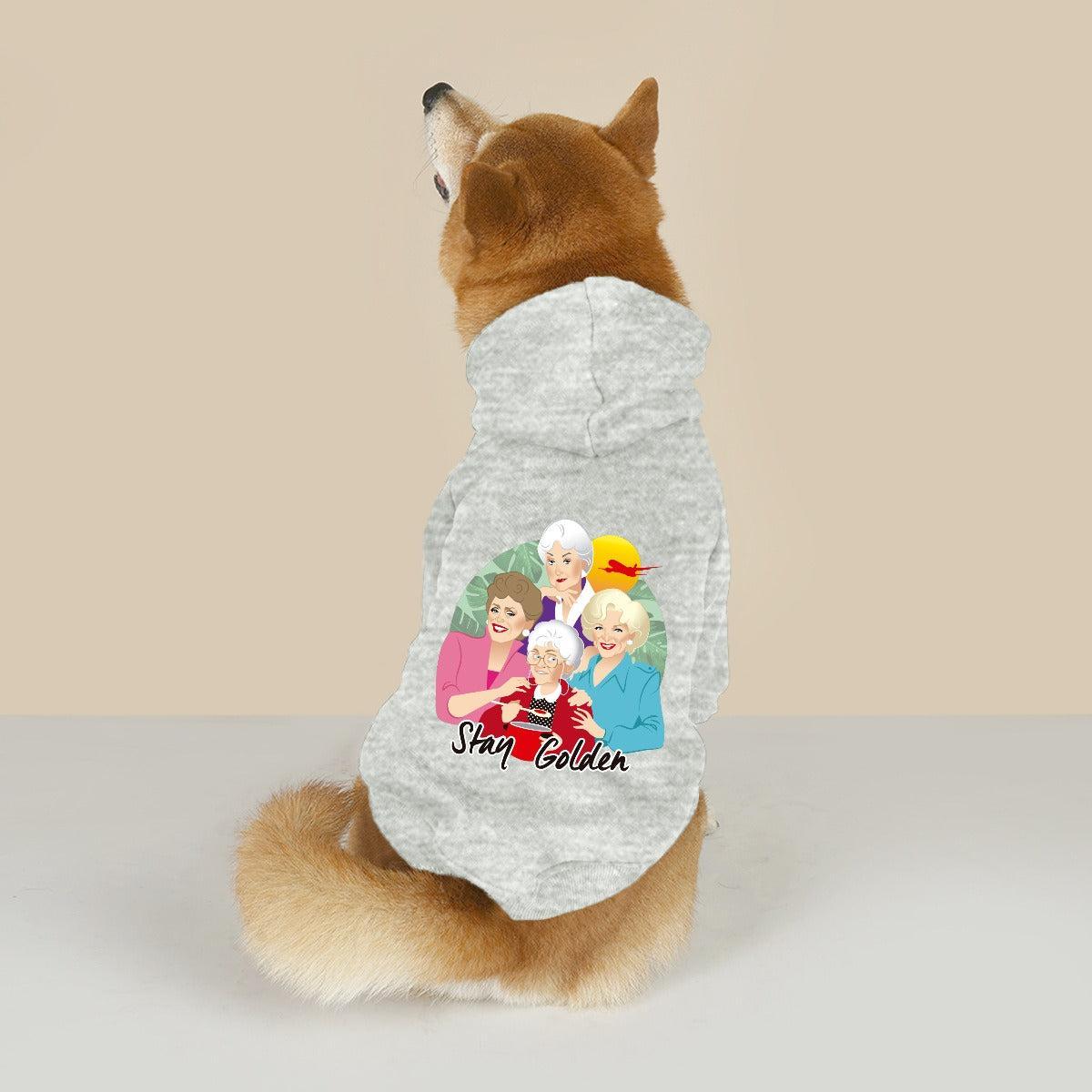 Stay Golden (Pet Hoodie)-Pet Hoodie-Swish Embassy