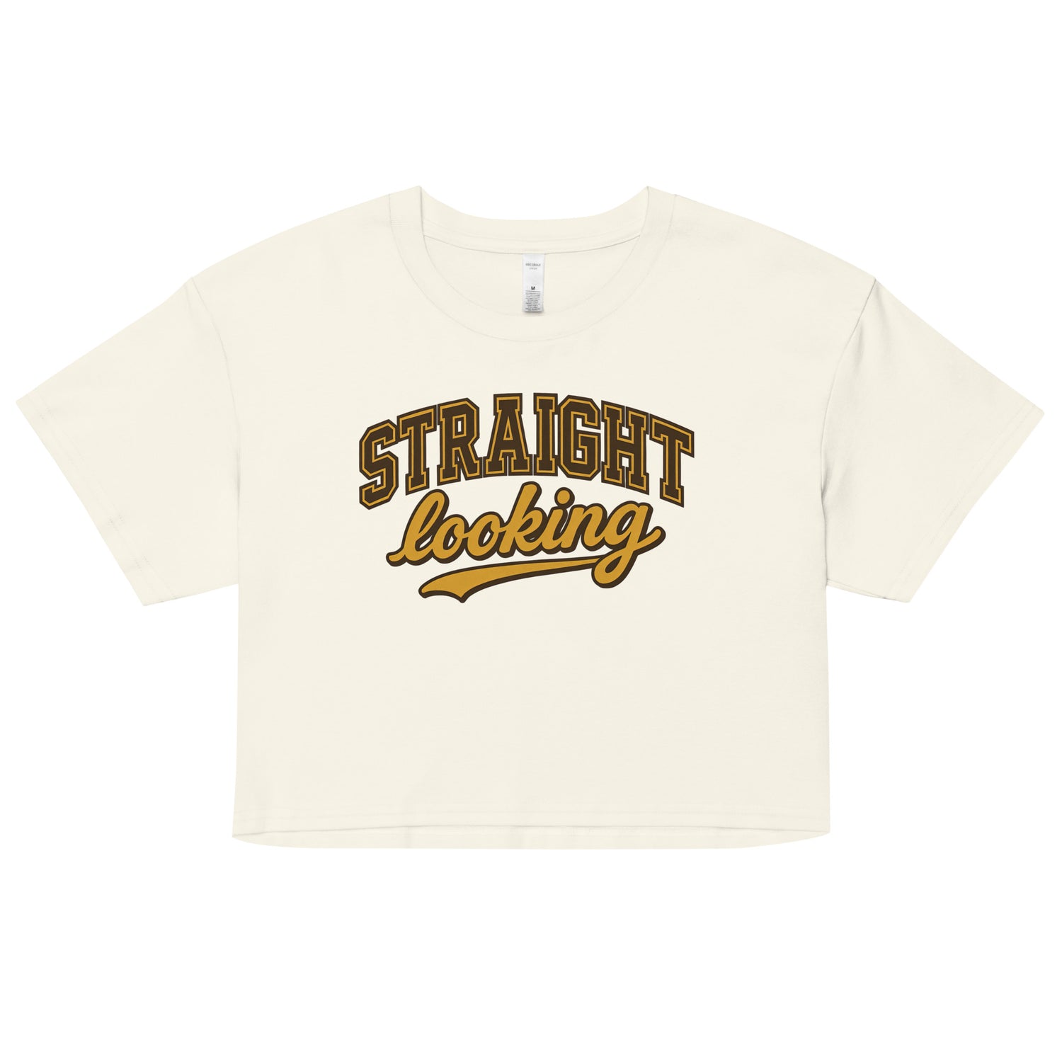 Straight Looking (Crop Top)-Crop Top-Swish Embassy