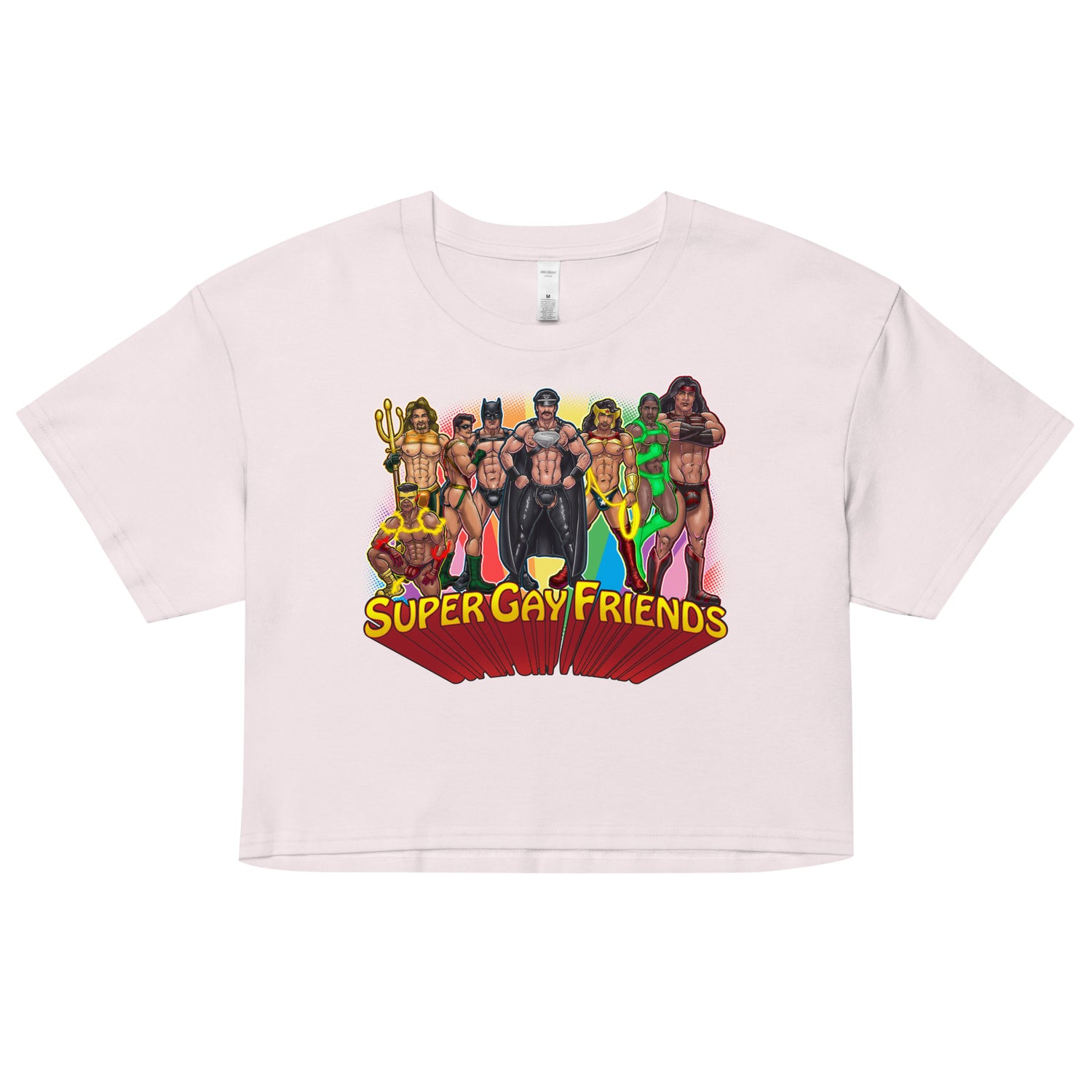 Supergay Friends (Crop Top)-Crop Top-Swish Embassy