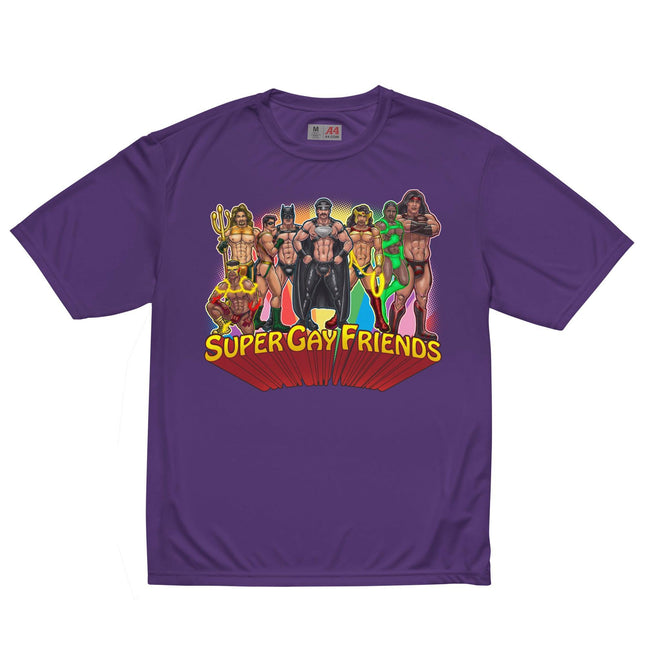 Supergay Friends (Performance Shirt)-Performance Shirt-Swish Embassy