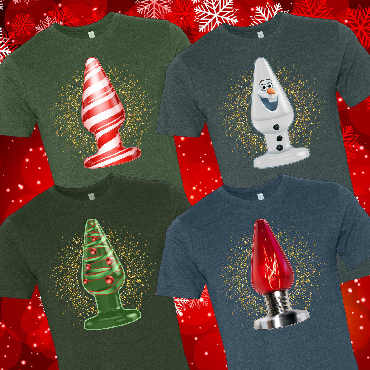 The Plug Before Xmas-Christmas T-Shirts-Swish Embassy