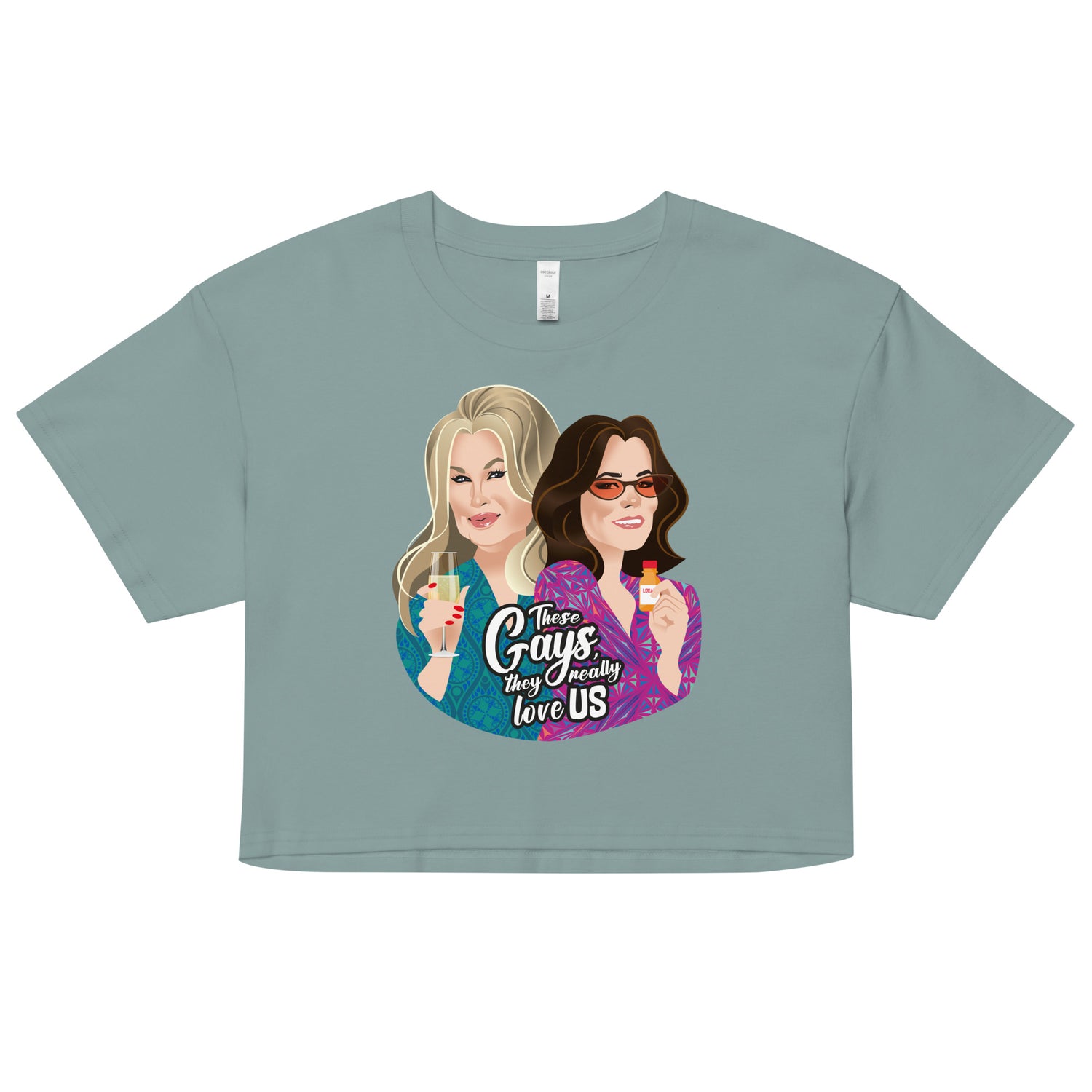 These Gays Love Us (Crop Top)-Crop Top-Swish Embassy