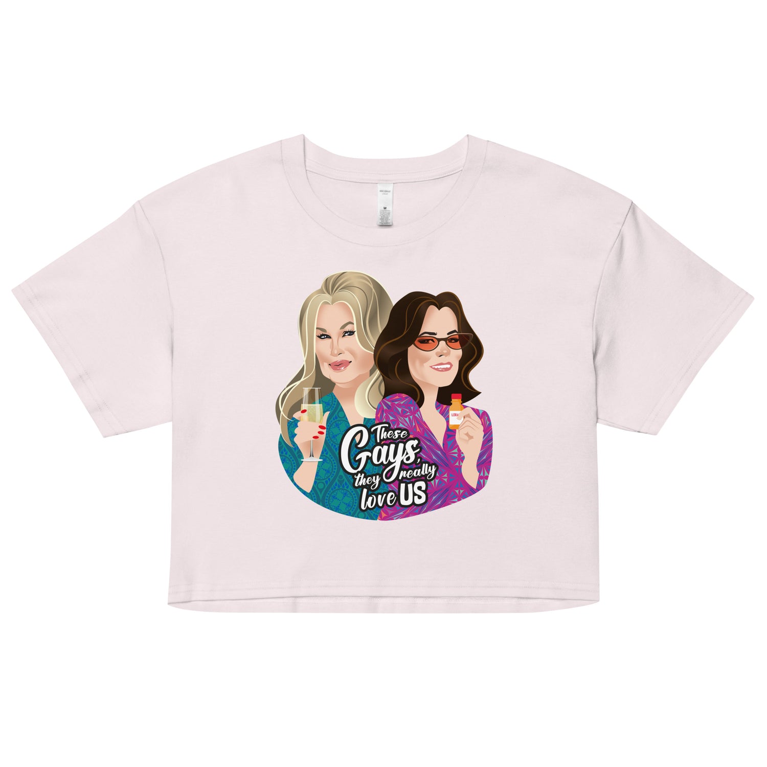 These Gays Love Us (Crop Top)-Crop Top-Swish Embassy