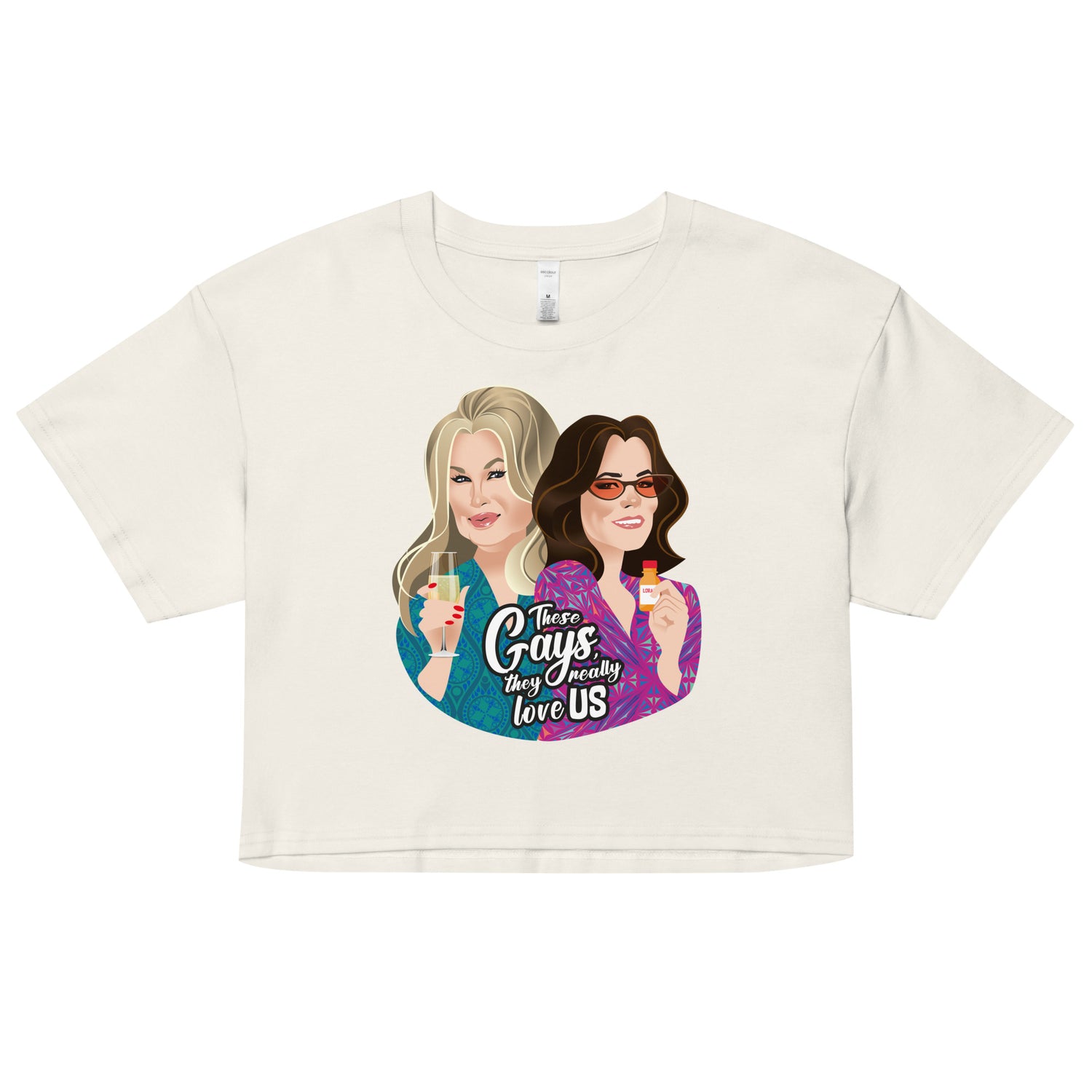 These Gays Love Us (Crop Top)-Crop Top-Swish Embassy