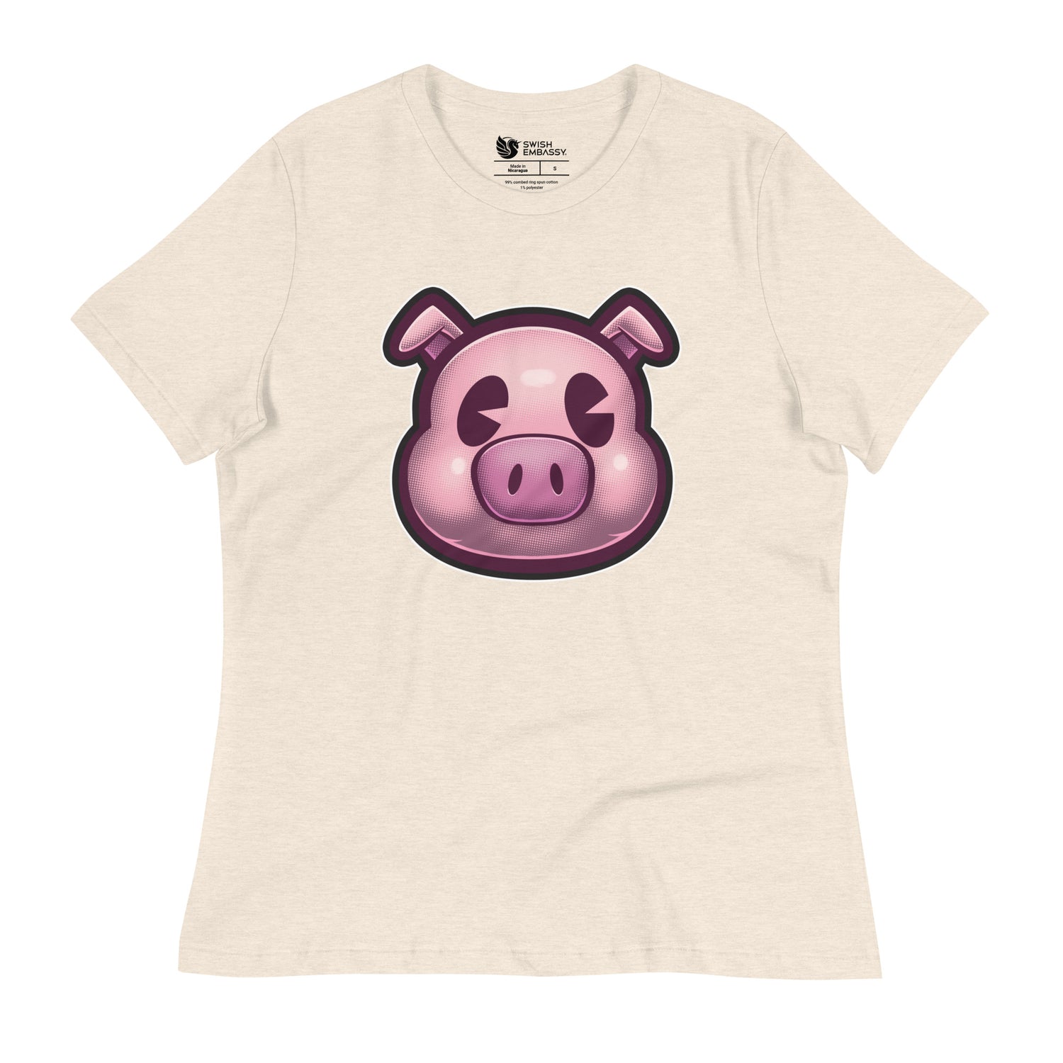 This Little Piggy (Women's Relaxed T-Shirt)-Women's T-Shirts-Swish Embassy