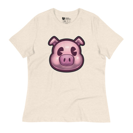 This Little Piggy (Women's Relaxed T-Shirt)-Women's T-Shirts-Swish Embassy