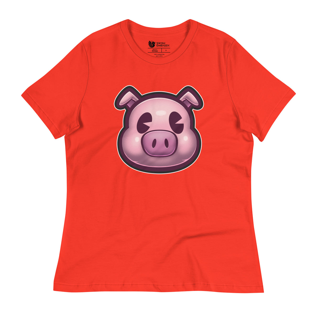 This Little Piggy (Women's Relaxed T-Shirt)-Women's T-Shirts-Swish Embassy
