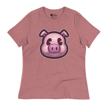 This Little Piggy (Women's Relaxed T-Shirt)-Women's T-Shirts-Swish Embassy