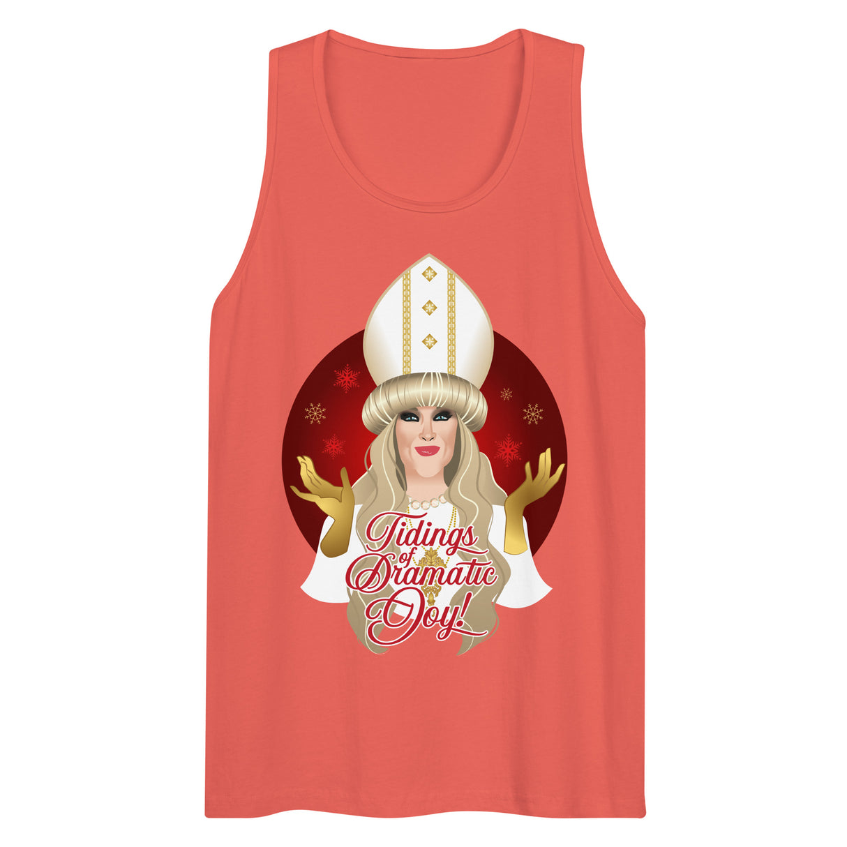 Tidings of Dramatic Joy (Tank top)-Tank Top-Swish Embassy