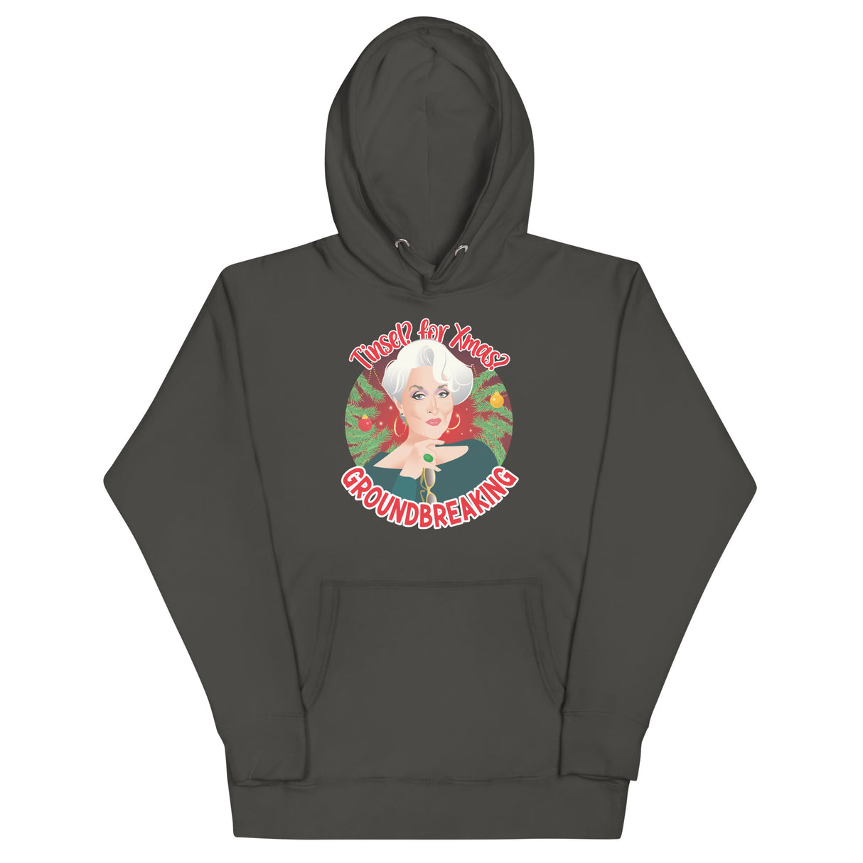 Tinsel for Xmas? Groundbreaking (Hoodie)-Christmas Hoodies-Swish Embassy