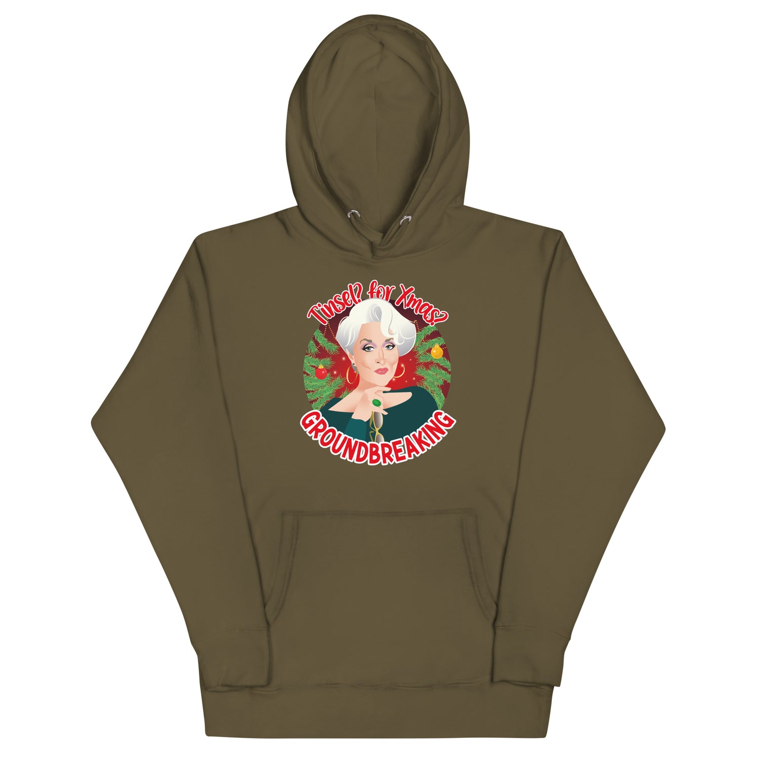 Tinsel for Xmas? Groundbreaking (Hoodie)-Hoodie-Swish Embassy