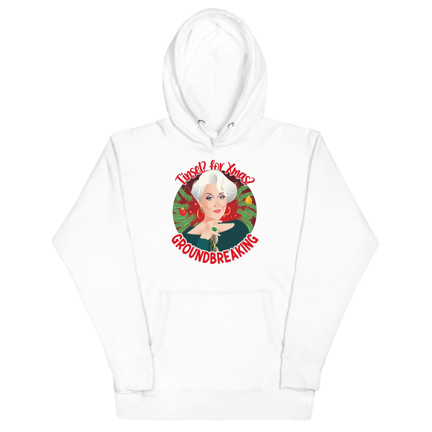 Tinsel for Xmas? Groundbreaking (Hoodie)-Hoodie-Swish Embassy