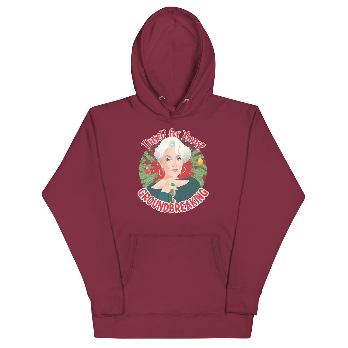 Tinsel for Xmas? Groundbreaking (Hoodie)-Hoodie-Swish Embassy