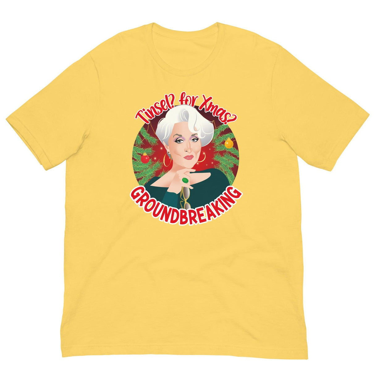 Tinsel for Xmas? Groundbreaking-T-Shirts-Swish Embassy