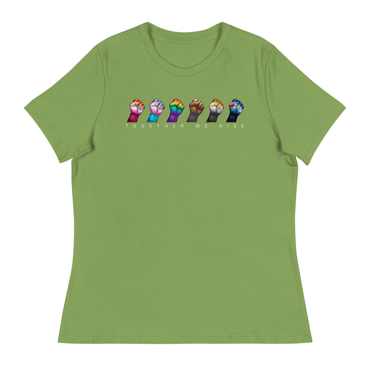 Together We Rise (Women's Relaxed T-Shirt)-Women's T-Shirts-Swish Embassy