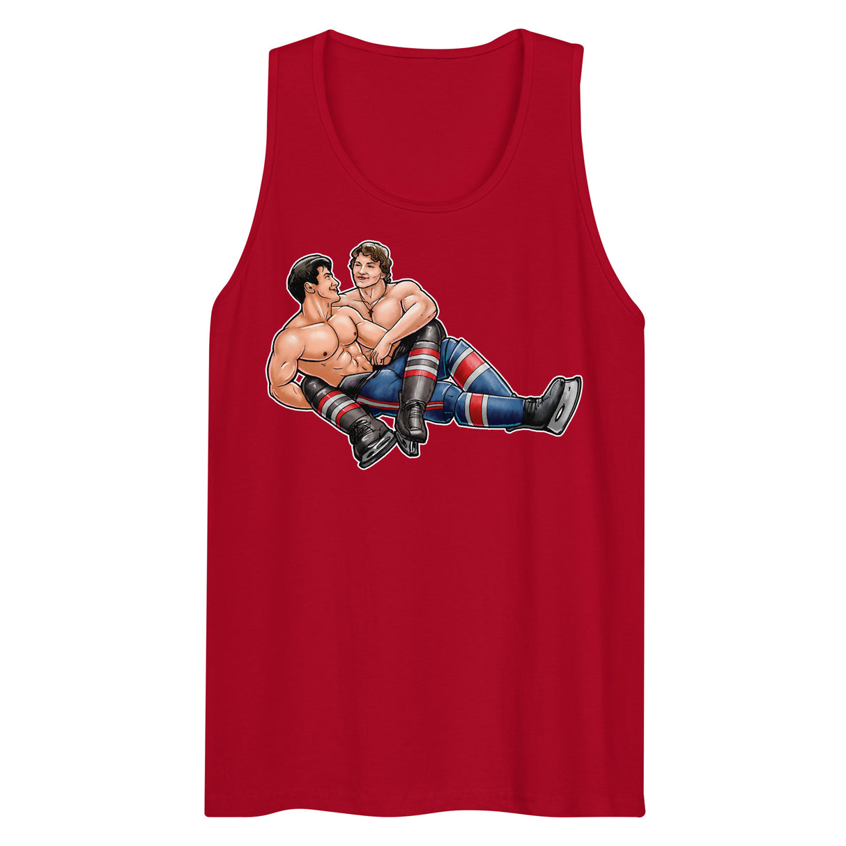 Two Man Advantage (Tank Top)-Tank Top-Swish Embassy