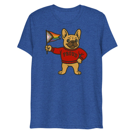 Varsity Pride Puppy (Triblend)-Triblend T-Shirt-Swish Embassy