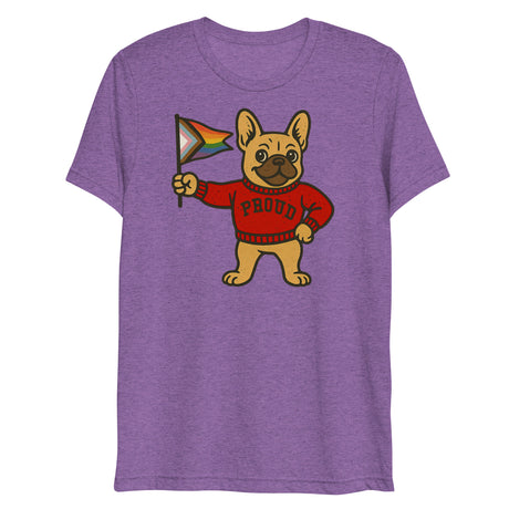 Varsity Pride Puppy (Triblend)-Triblend T-Shirt-Swish Embassy